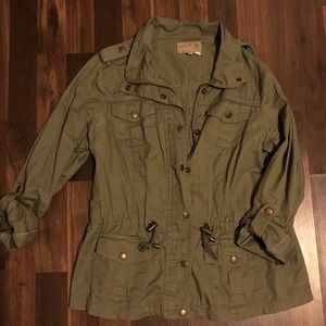 Army green military jacket!